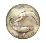 1972 World Wildlife Fund 56mm Silver Medal - By Gerald Benney
