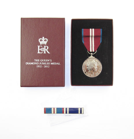 2012 Elizabeth II Diamond Jubilee Medal On Ribbon - Boxed