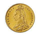 Victoria 1887 Half Sovereign - NGC MS64