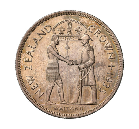 New Zealand 1935 Waitangi Proof Crown - NGC PF64