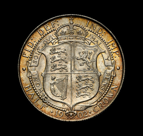 Edward VII 1902 Halfcrown - NGC MS64