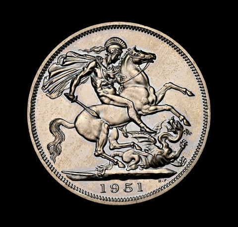 George VI 1951 Festival Of Britain Crown - NGC PL65