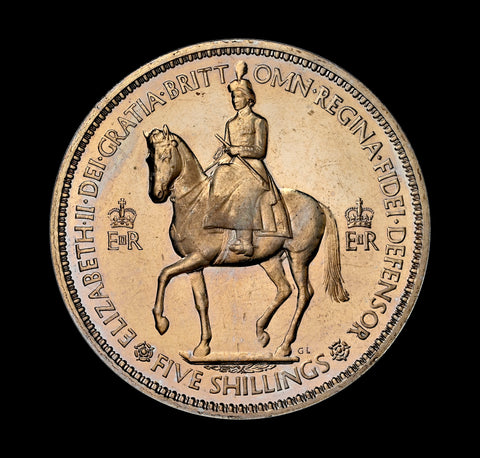 Elizabeth II 1953 Coronation Proof Crown - NGC PF67 CAMEO