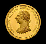 1808 Christ's College Cambridge 43mm Gold Porteus Medal - NGC MS62PL