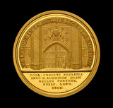 1808 Christ's College Cambridge 43mm Gold Porteus Medal - NGC MS62PL