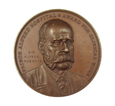 Australia c.1883 The Royal Prince Alfred Hospital 51mm Medal - By Wyon