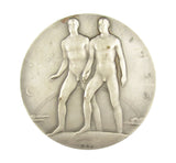 Brussels 1958 International Exposition 80mm Silvered Medal - By Rau
