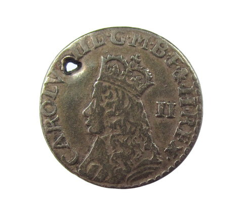 Charles II 1660-1685 Maundy Twopence - NVF