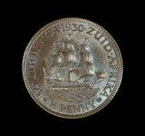 South Africa 1930 Halfpenny - PCGS MS64BN