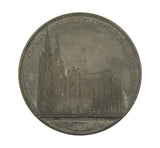 Germany 1848 Cologne Cathedral 59mm Medal - By Wiener