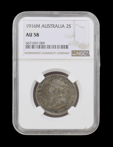 Australia 1916 M Florin - NGC AU58
