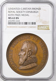 1827 Scotland Royal Society Of Edinburgh 45mm 'Keith Medal' - NGC MS63BN