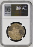 1935 George V Silver Jubilee 32mm Silver Medal - 'I' Mintmark - NGC MS63