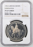 Elizabeth II 1953 Coronation Proof Crown - NGC PF67 CAMEO