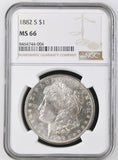 USA 1882 S Morgan Dollar - NGC MS66