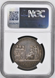 1821 Coronation Of George IV 35mm Silver Medal - NGC MS62
