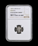 Victoria 1839 Proof Maundy Threepence - NGC PF64UC