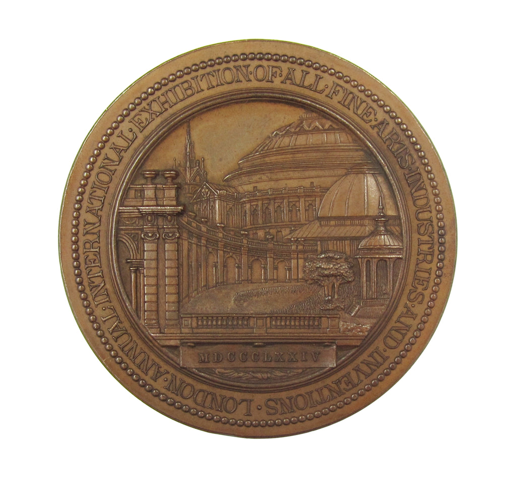 1874 Fine Arts Exhibition 52mm Bronze Medal By Boehm Coopers Coins 1874-fine-arts-exhibition-52mm-bronze-medal-by-boehm-coopers-coins
