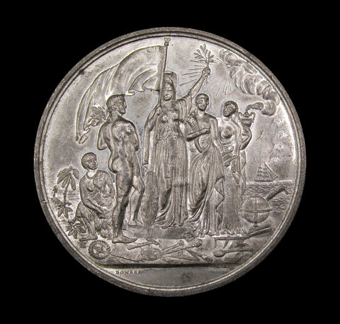 1862 International Exhibition London 74mm WM Medal - By Dowler
