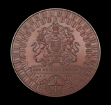 1897 Victoria Diamond Jubilee 76mm British Empire Bronze Medal - By Bowcher