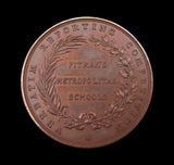 1897 Sir Isaac Pitman Metropolitan Schools 42mm Bronze Medal - By Wyon