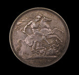 Victoria 1887 Crown - VF