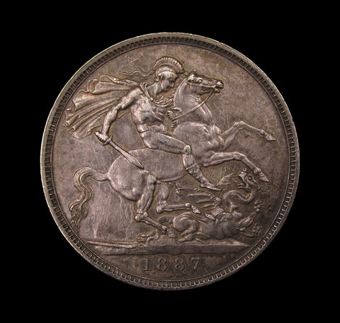 Victoria 1887 Crown - VF