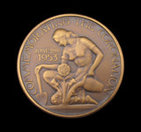 1953 Elizabeth II Coronation 38mm Medal - By Vincze