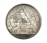 Portugal 1865 Porto International Exposition 59mm Silver Medal