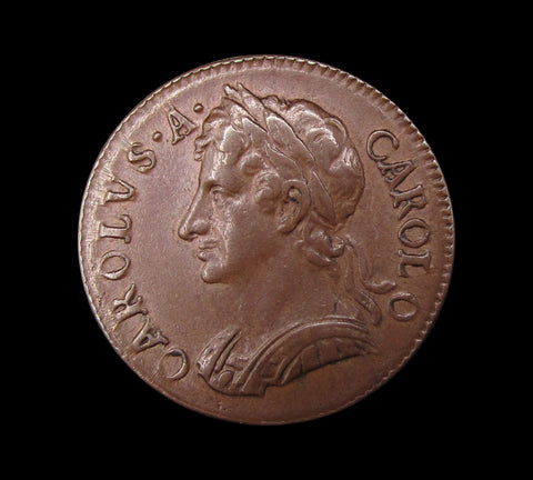 Charles II 1679 Farthing - VF+