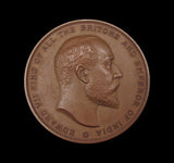 1906 Jubilee Industrial Exhibition London 57mm Medal - By Wyon