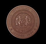 1906 Jubilee Industrial Exhibition London 57mm Medal - By Wyon
