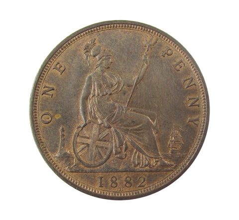 Victoria 1882 H Penny - A/UNC