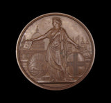1873 Shah Of Persia Visit To London 77mm Bronze Medal - By Wyon