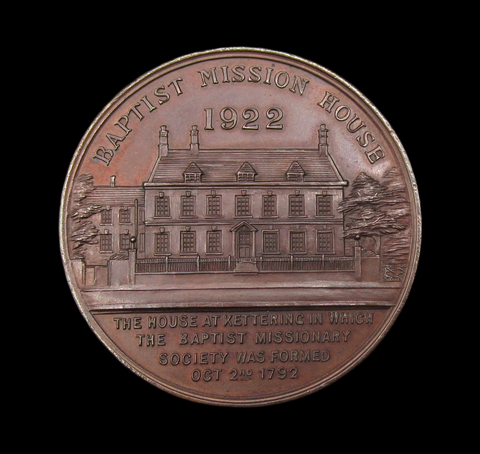 1922 Baptist Mission House 44mm Cased Medal - By Gaunt