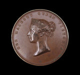 1862 International Exhibition 'For Services' 55mm Medal - By Wyon