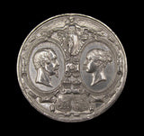 1862 Great Exhibition 38mm White Metal Medal - By Allen & Moore