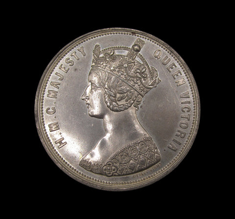 1862 International Exhibition Captain Fowke 54mm Medal - By Ottley