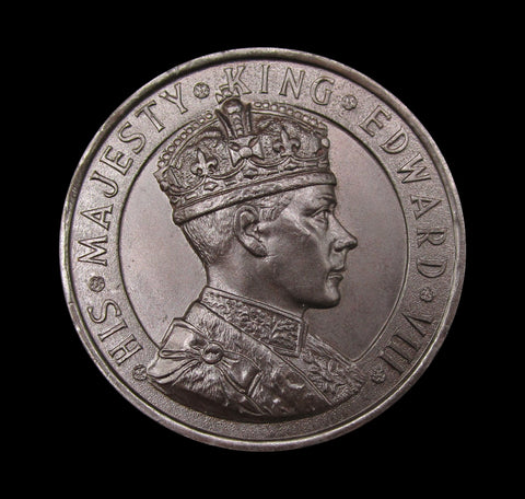 1937 Edward VIII Proposed Coronation 44mm Medal