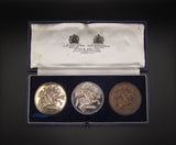 1968 Wales Cardiff Eisteddfod 400th Anniversary 3 x Medal Set - By Spink