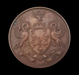 c.1910 Worshipful Company Of Poulters 44mm Bronze Medal