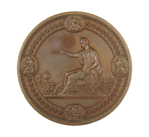 USA 1876 Philadelphia International Exhibition 76mm Medal