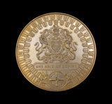 1897 Victoria Diamond Jubilee 76mm British Empire Gilt Medal - By Bowcher