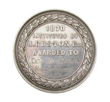 1870 School Of Art Lincoln Ruston Silver Medal 51mm