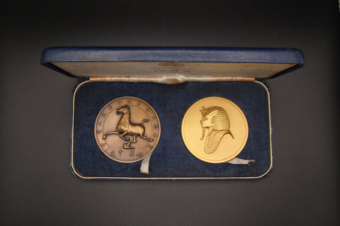 1972 Tutankhamun & 1973-1974 Chinese Exhibition 51mm Medals