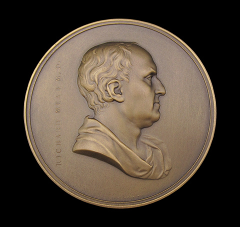 1874 St Thomas's Hospital Richard Mead 73mm Medal - By Wyon