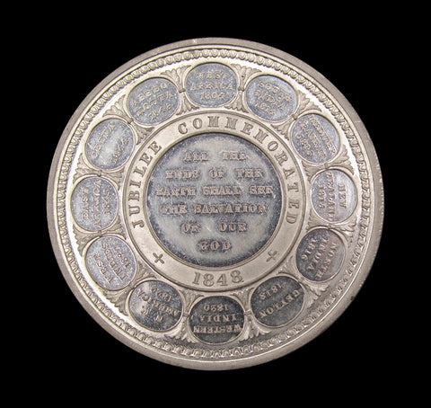 1848 Church Missionary Society 58mm WM Medal - By Wyon