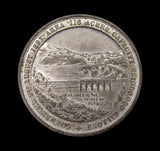 1898 Plymouth Burrator Reservoir Completed 45mm White Metal Medal