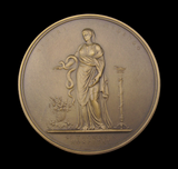 1874 St Thomas's Hospital Richard Mead 73mm Medal - By Wyon
