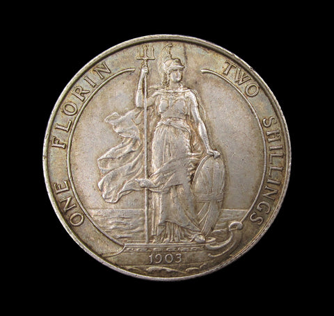 Edward VII 1903 Florin - GVF